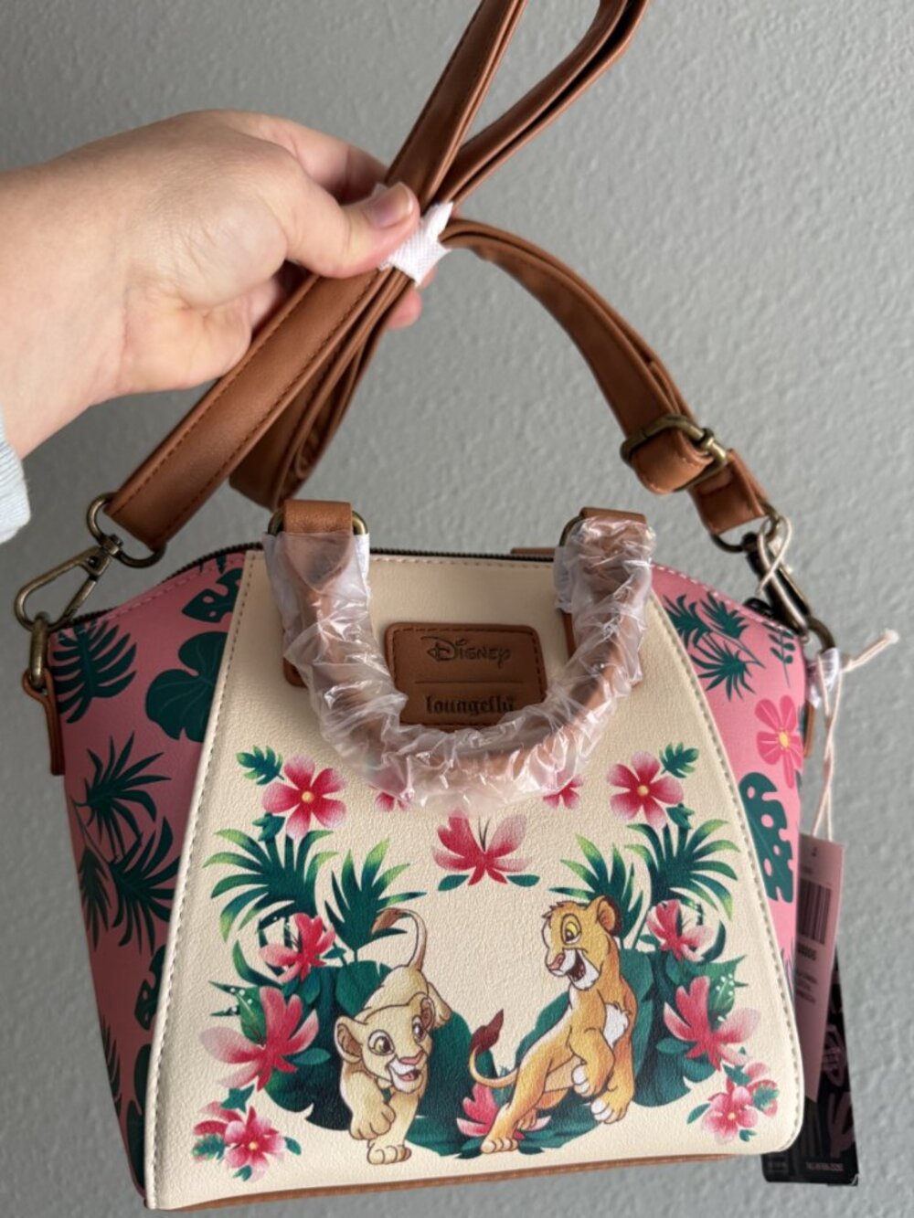 Loungefly Disney Lion King Simba Nala Tropical Bag NWT
